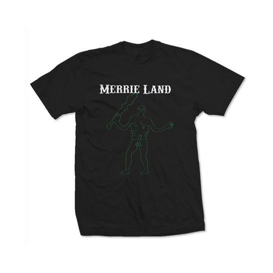 Merrie Land Black T-Shirt (Green Giant)