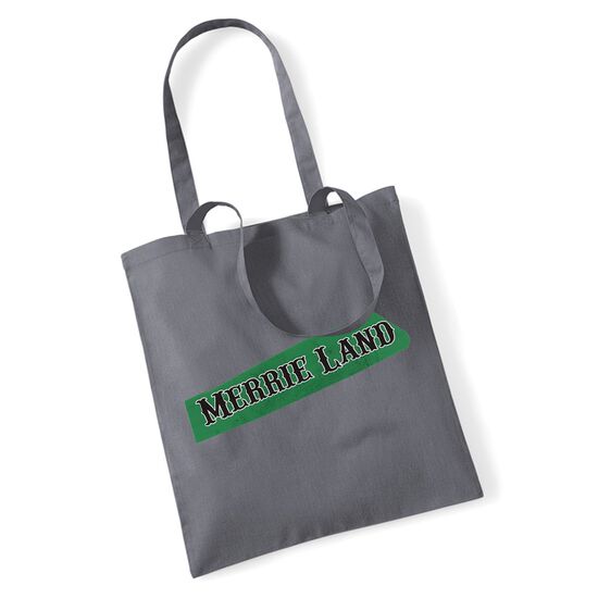 Merrie Land Grey Tote Bag